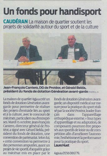 Sud Ouest oct 2019