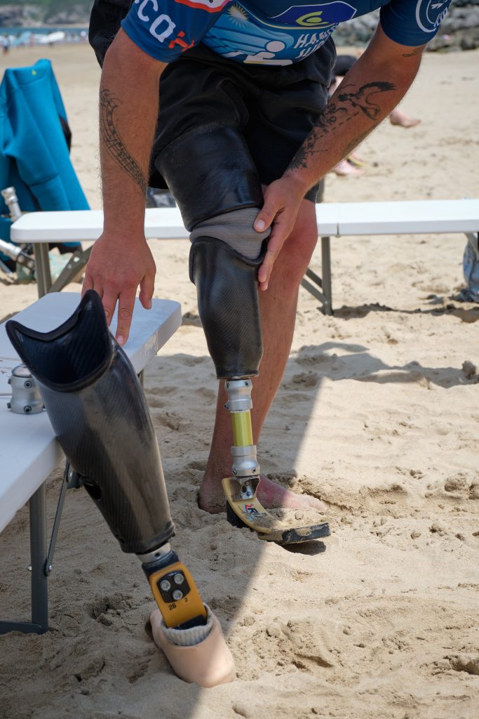 GenerationAvantGarde Yann journée Handi surf hendaye 2021