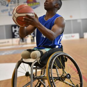 Samuel Nzita Vnagu,jeune talent, basket fauteuil