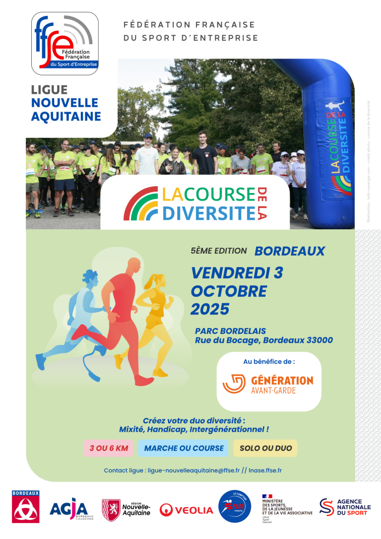 affiche de la course de la diversité